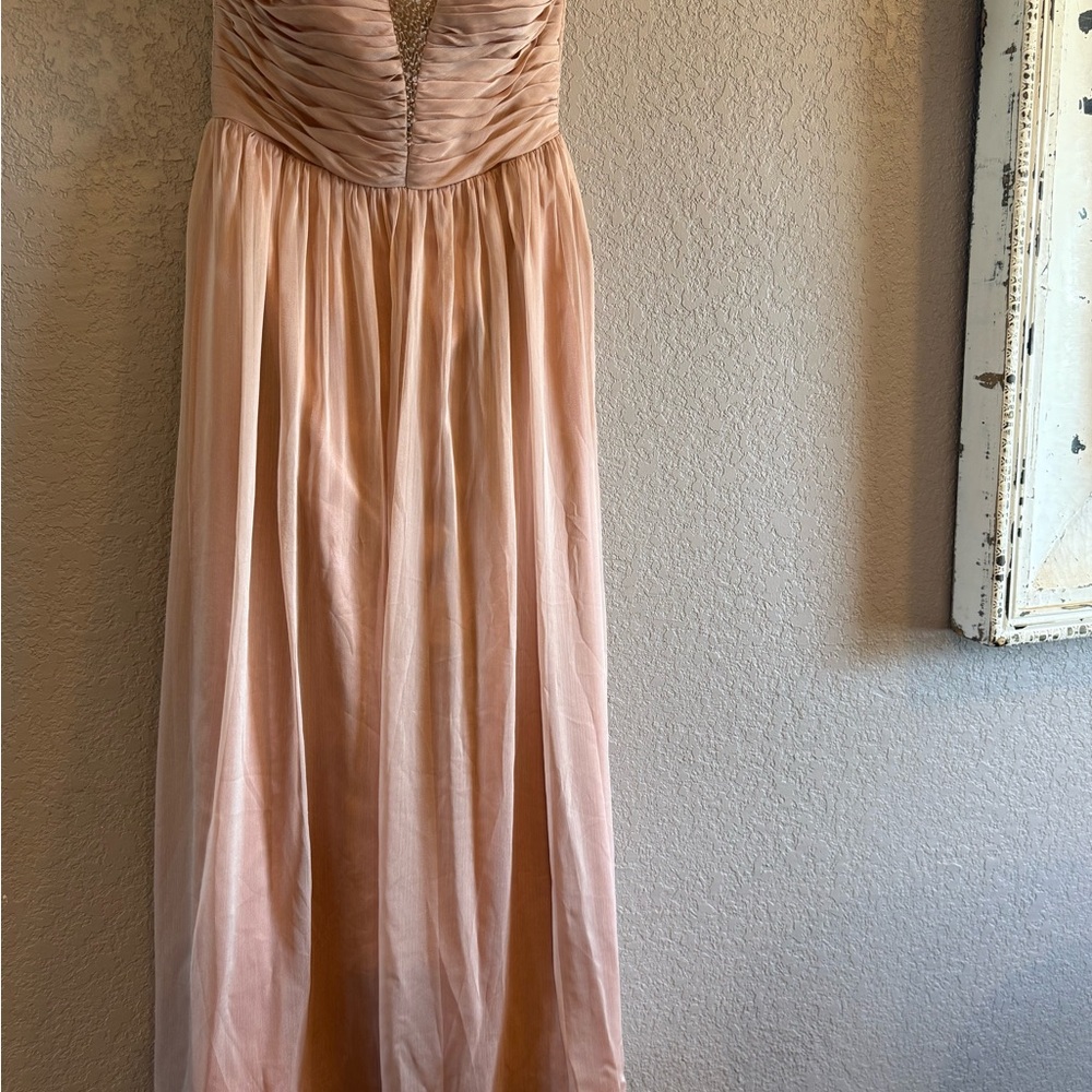 Strapless Blush Pink Gown